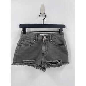 Bullhead Grey Wash Distressed High Rise Short Size 7